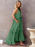 'Galatea' Ruffled Sleeveless Maxi Dress - Celes Fashion